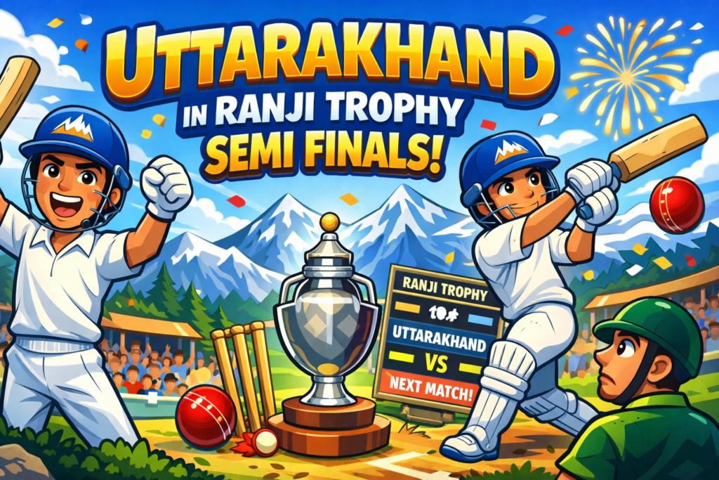 Uttarakhand in Ranji Trophy Semifinals